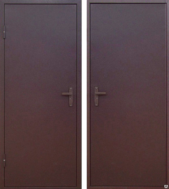 Дверь стальная ММ-151 "Металл-металл" 1,5мм