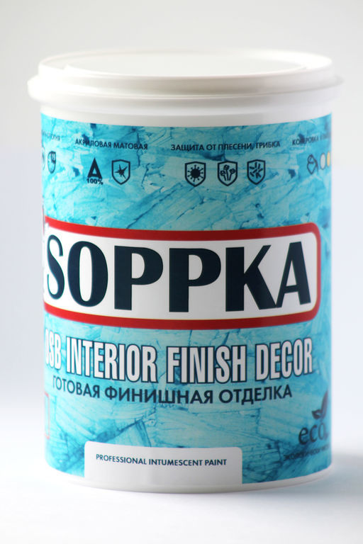 Краска для ОСБ для внутренних работ SOPPKA OSB INTERIOR FINISH DECOR, 5 л