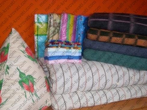 Постельный набор "ЭКОНОМ-2", матрас+одеяло+подушка