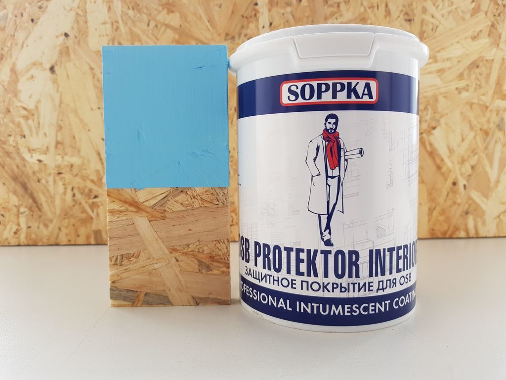 Пропитка для OSB для внутренних работ SOPPKA PROTEKTOR INTERIOR , 1 л