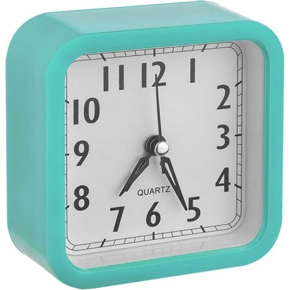 Квадратные часы-будильник Perfeo Quartz PF-TC-019