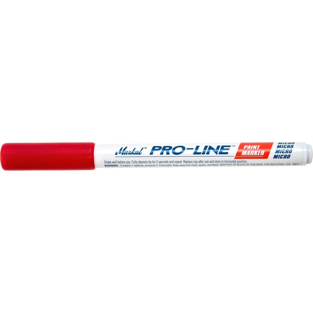 Промышленный маркер-краска Markal с тонким наконечником 0,8 мм, красный