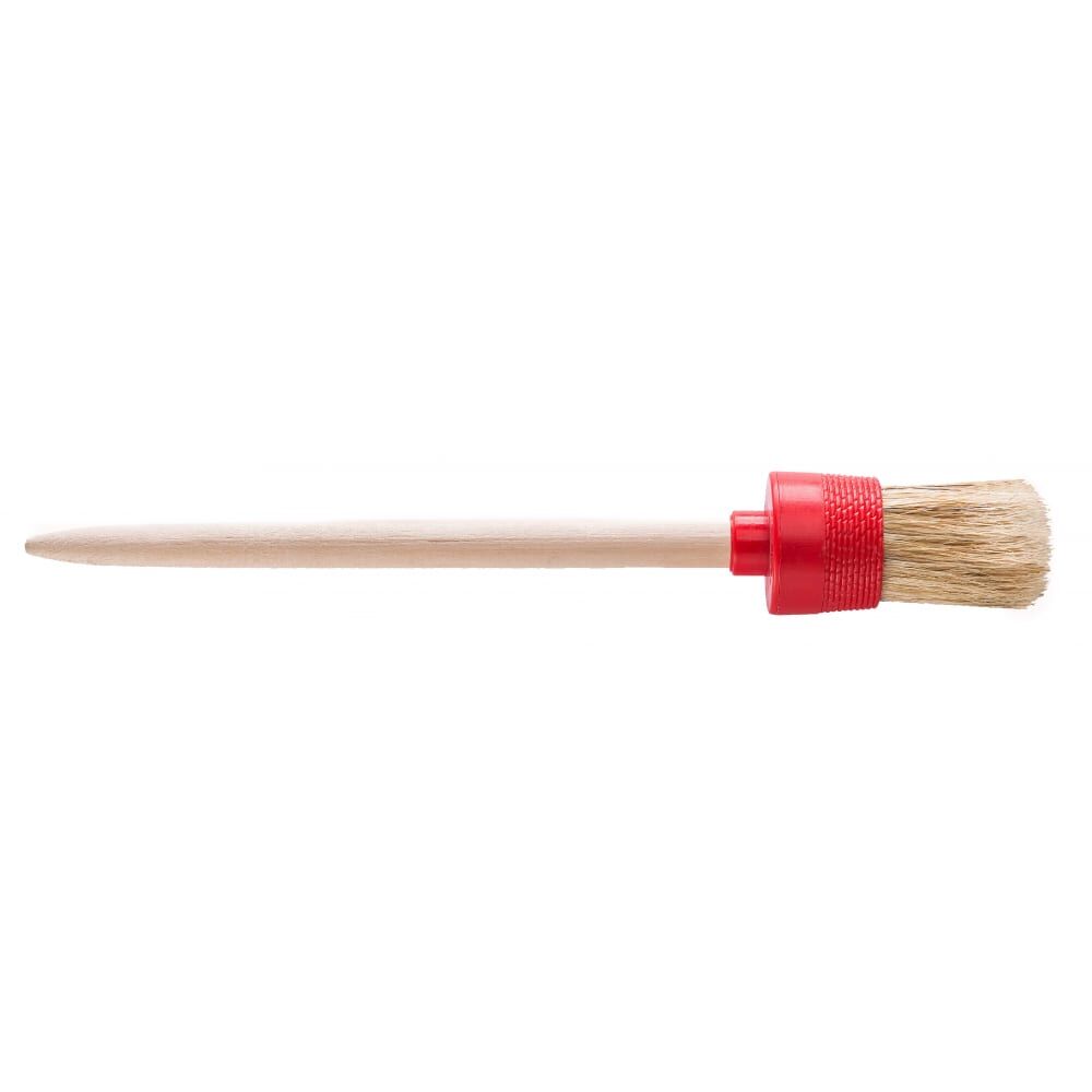 Круглая кисть HARDY 55 мм, смешанная щетина 45 мм, деревянная ручка