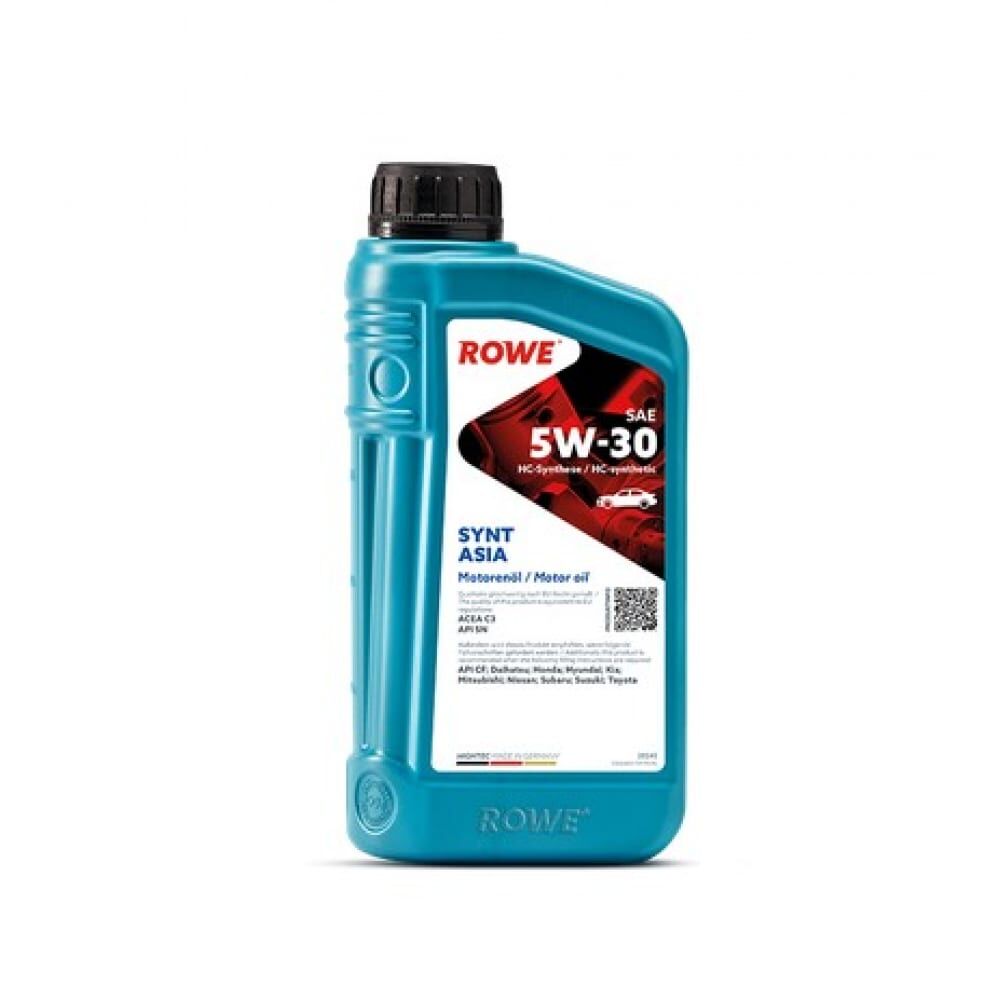 Моторное полусинтетическое масло Rowe HIGHTEC SYNT ASIA SAE 5W-30
