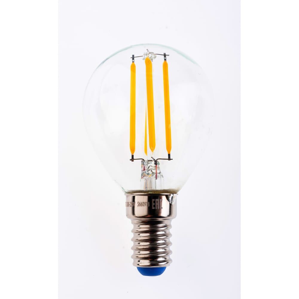 Диммируемая светодиодная лампа Uniel LED-G45-5W/WW/E14/CL/DIM GLA01TR
