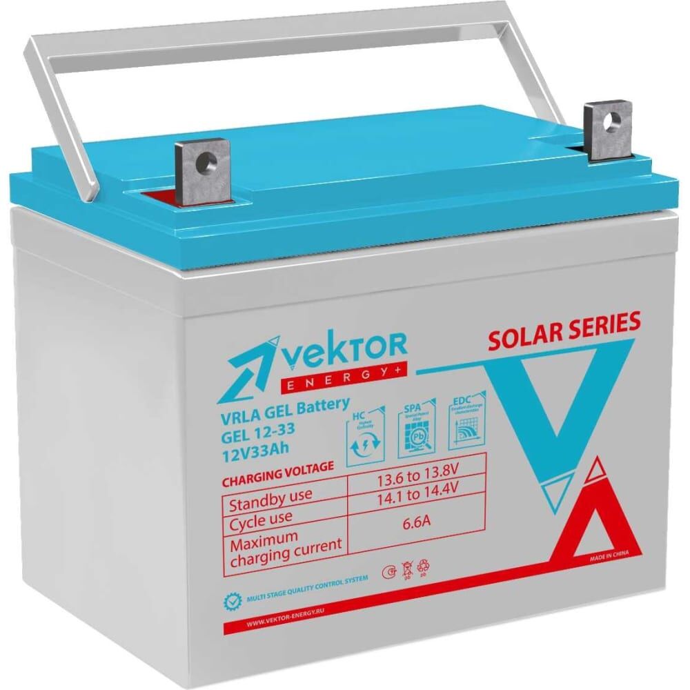 Аккумуляторная батарея Vektor Energy GEL 12-33