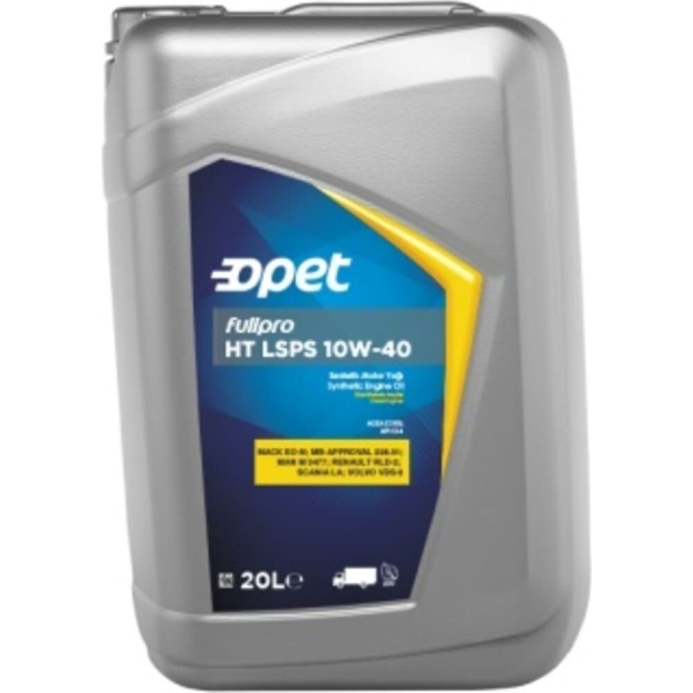 Синтетическое моторное масло OPET Fullpro HT LSPS 10W-40