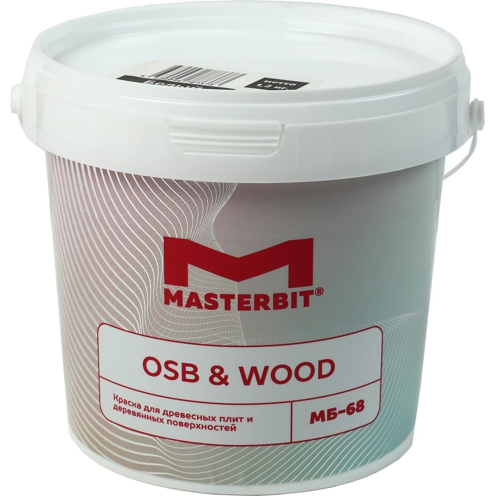 Краска для OSB и деревянных поверхностей МАСТЕРБИТ МБ-68