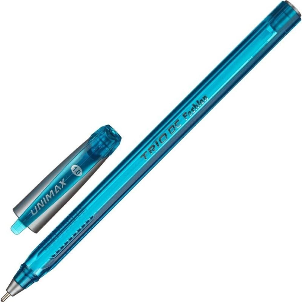 Шариковая одноразовая ручка Unimax Trio DC Fashion