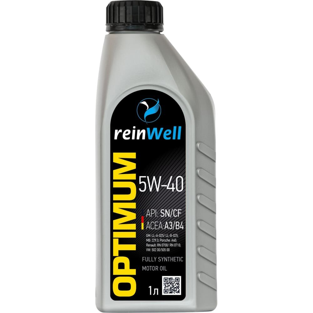Моторное масло Reinwell 5W-40, А3/В4