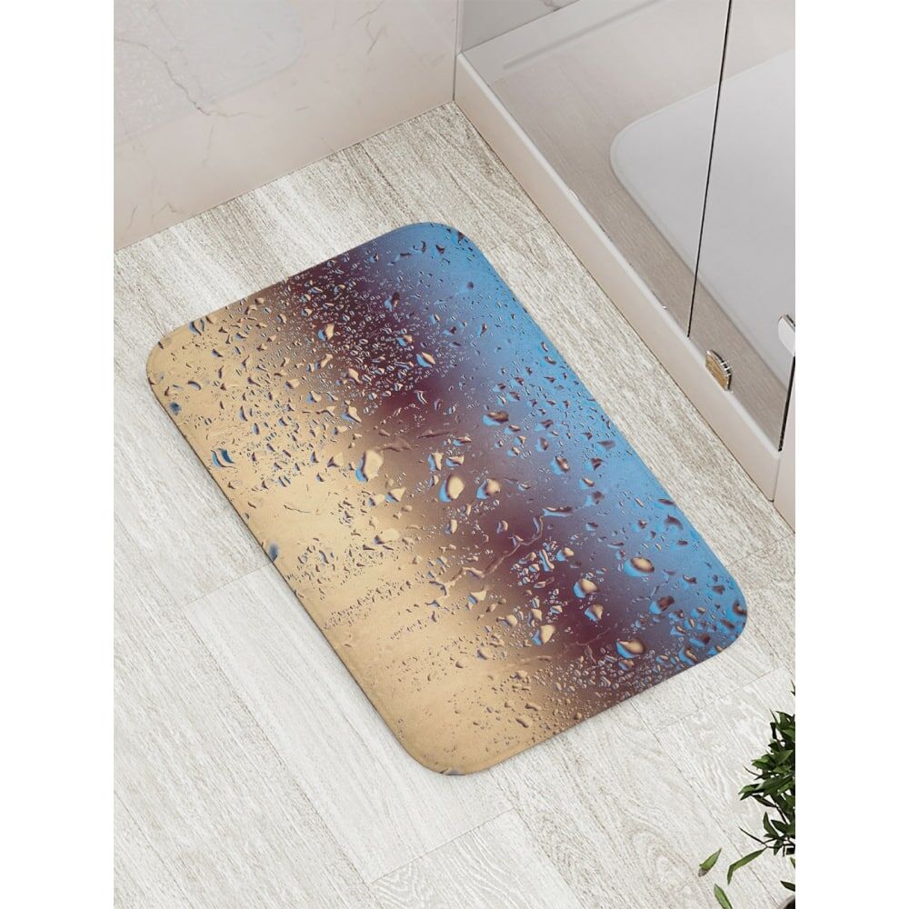 Противоскользящий коврик для ванной, сауны, бассейна JOYARTY Влажное стекло