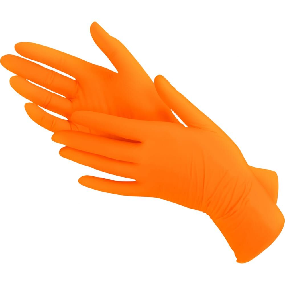 Нитриловые перчатки EcoLat Orange