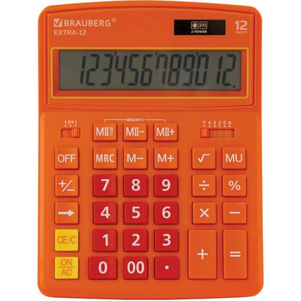 Настольный калькулятор BRAUBERG EXTRA-12-RG