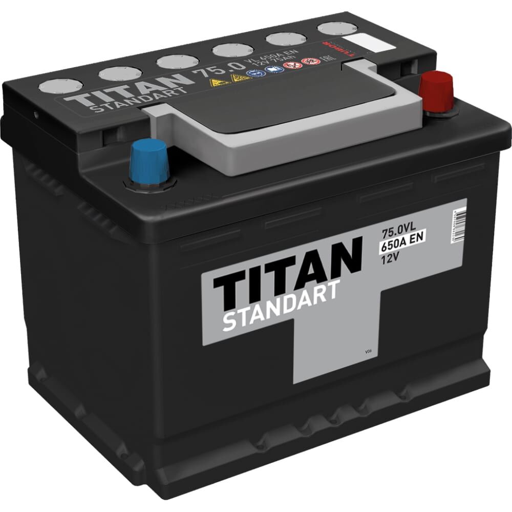Аккумулятор TITAN STANDART 75.0 VL