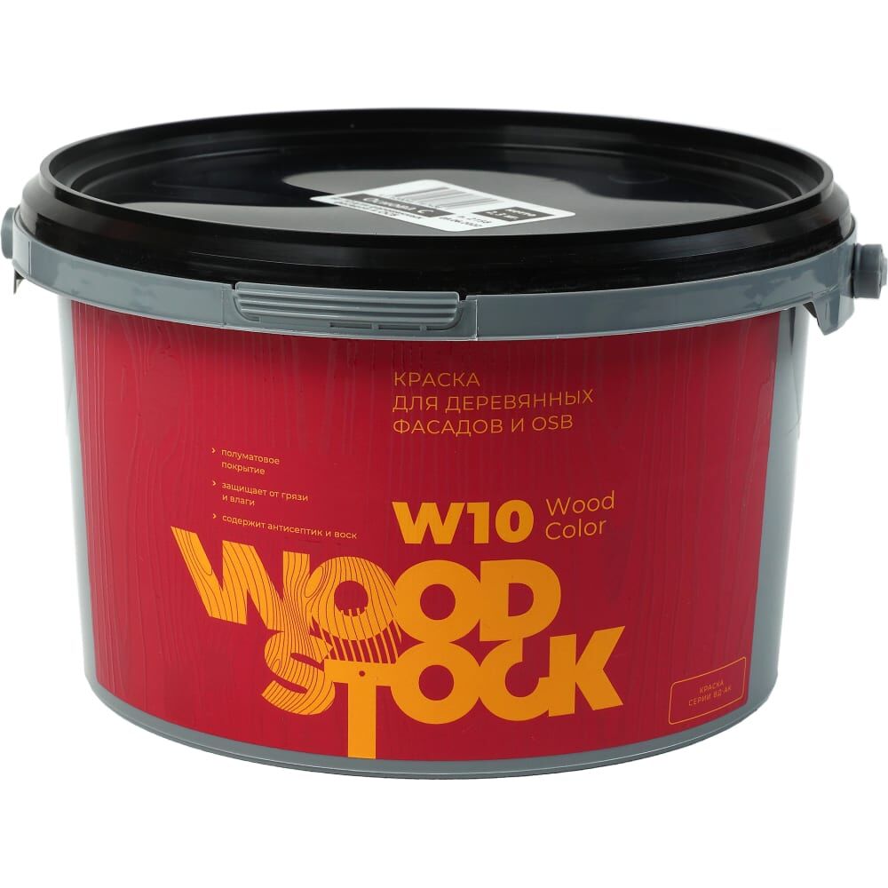 Краска для деревянных фасадов и OSB Woodstock W-10 Wood Color