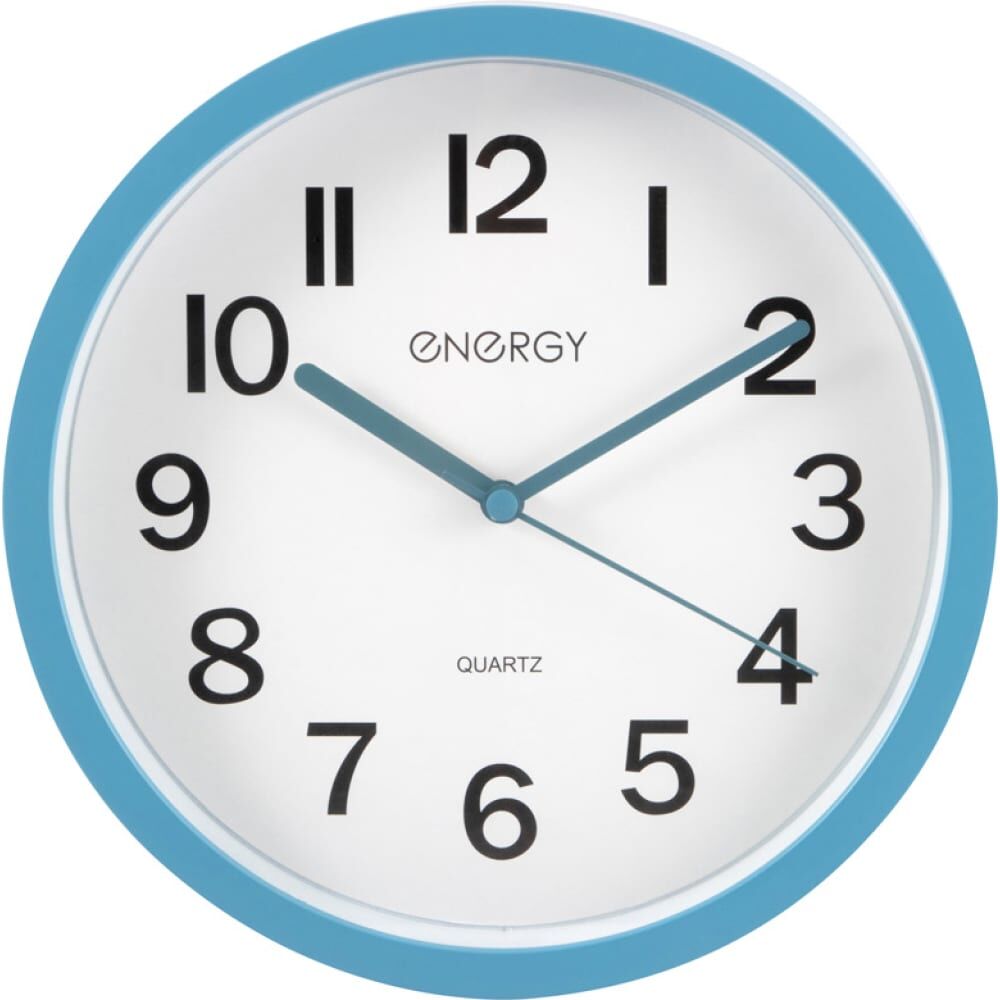 Настенные кварцевые часы ENERGY ЕС-139bl