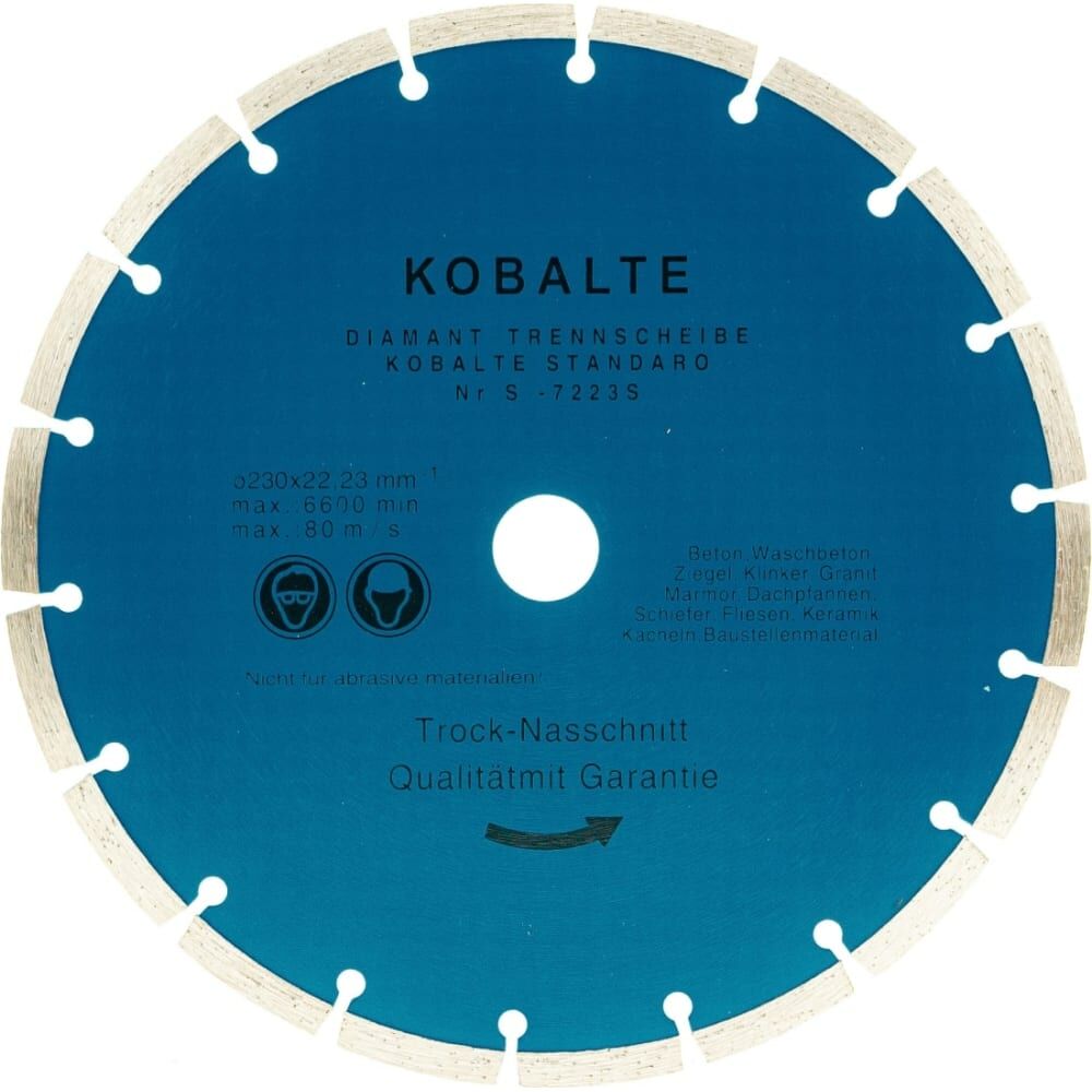 Сегментный диск алмазный TORGWIN Kobalt TGS