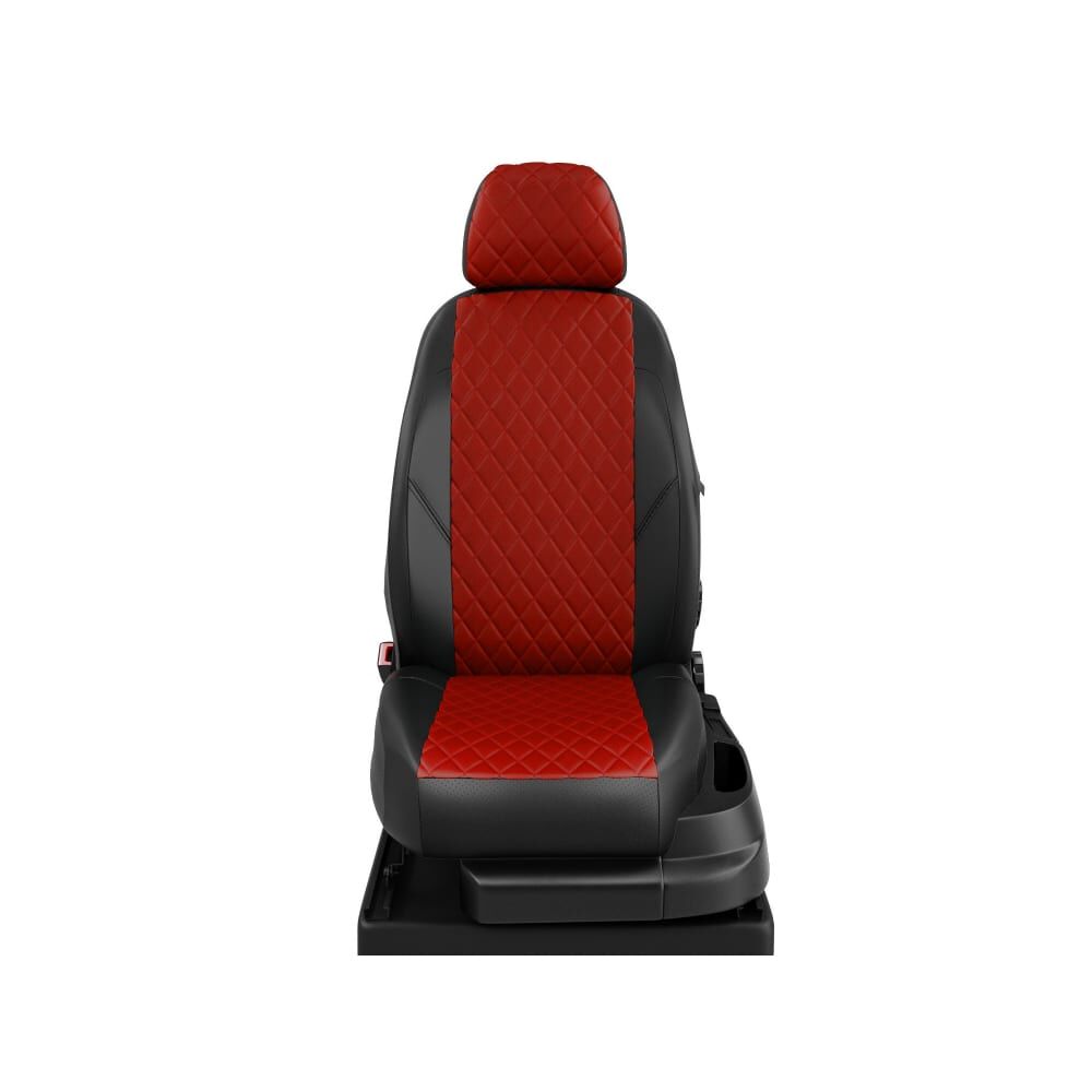 Авточехлы для Volkswagen Polo с 2020-н.в. лифтбек AVTOLIDER1 VW28-0103-EC06-R-red