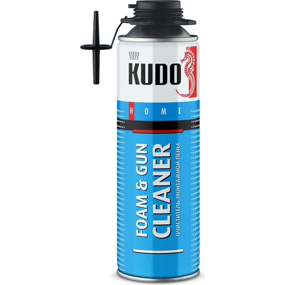 Бытовой очиститель монтажной пены KUDO HOME FOAM&GUN CLEANER