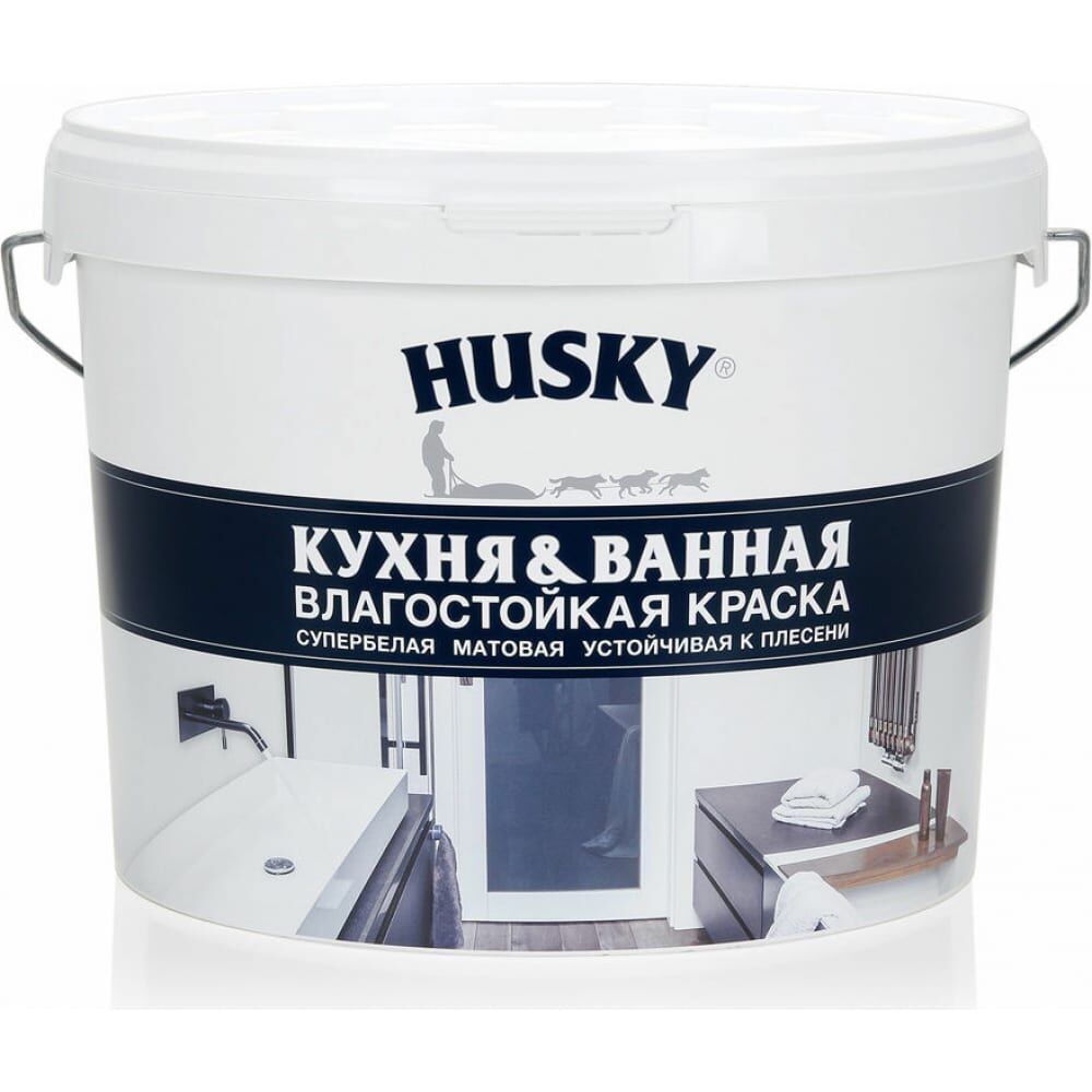 Краска для кухонь и ванных комнат HUSKY 32505
