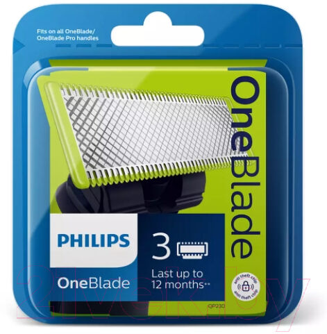 Набор лезвий для электробритвы Philips OneBlade QP230/50 4