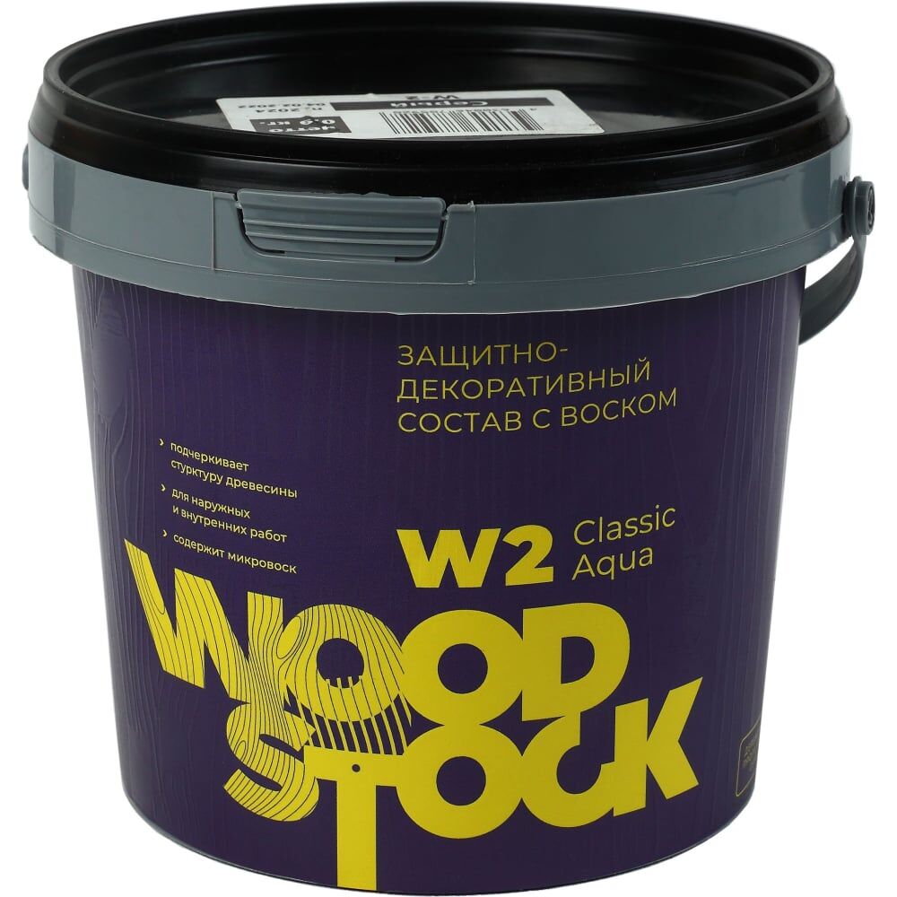 Защитно-декоративный состав Woodstock W-2 лак ВД-АК Classic