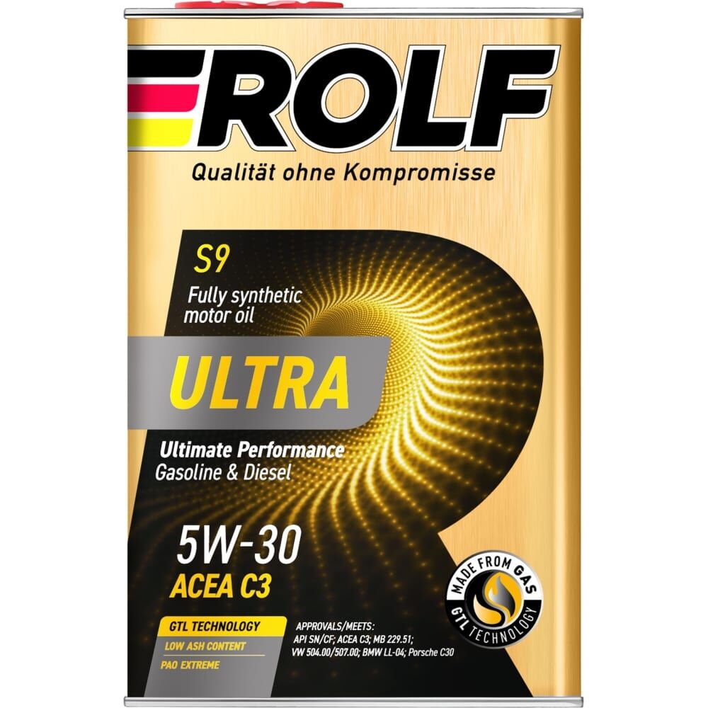 Моторное масло Rolf Rolf 3-synthetic 5w-30, c3, sn/cf