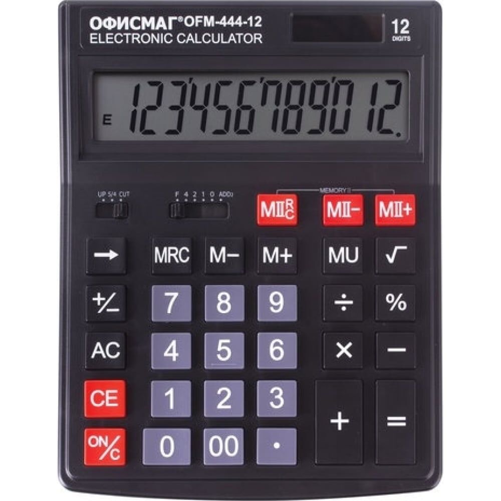 Настольный калькулятор ОФИСМАГ Ofm-444