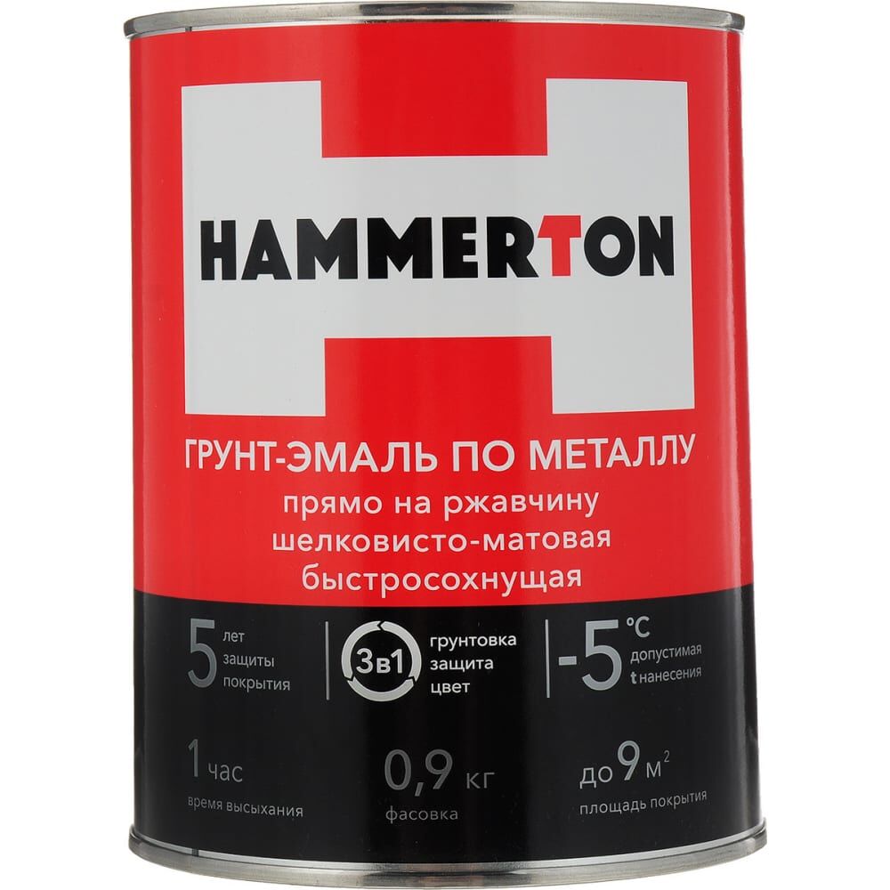 Грунт-эмаль по ржавчине HAMMERTON 205538