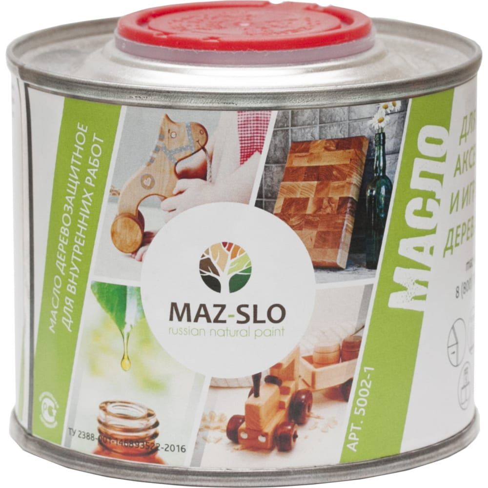 Масло для кухонных аксессуаров и игрушек из дерева MAZ-SLO 8070869