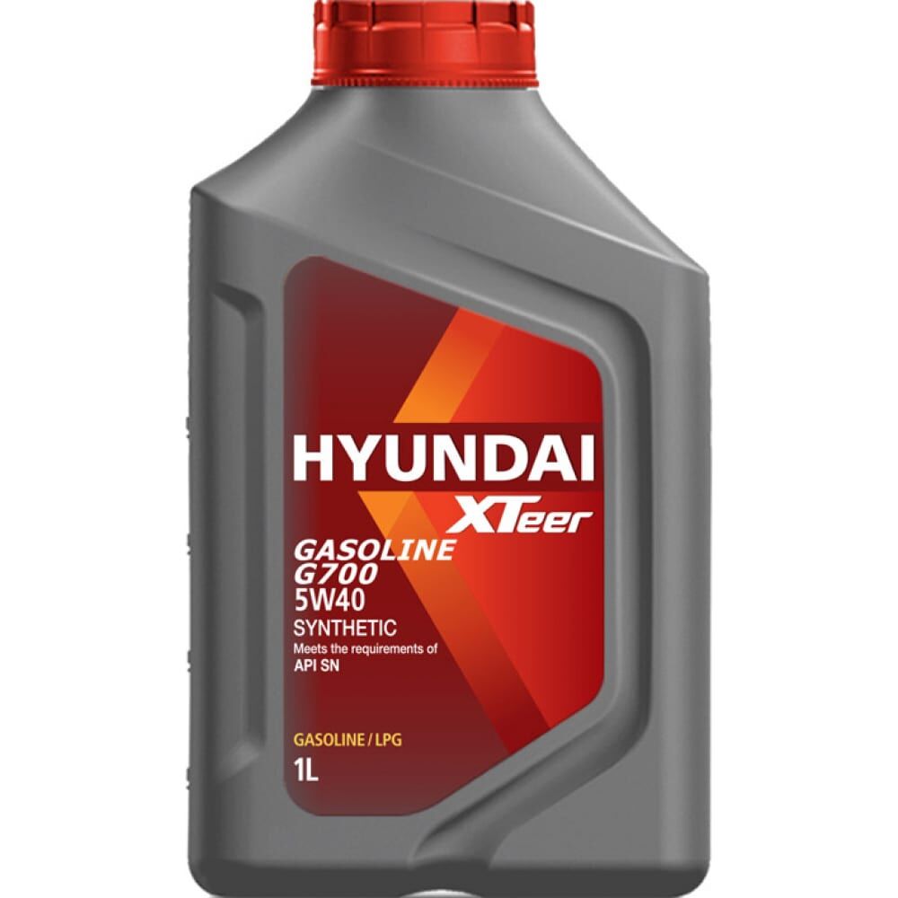 Синтетическое моторное масло HYUNDAI XTeer XTeer Gasoline G700 5W40 SN
