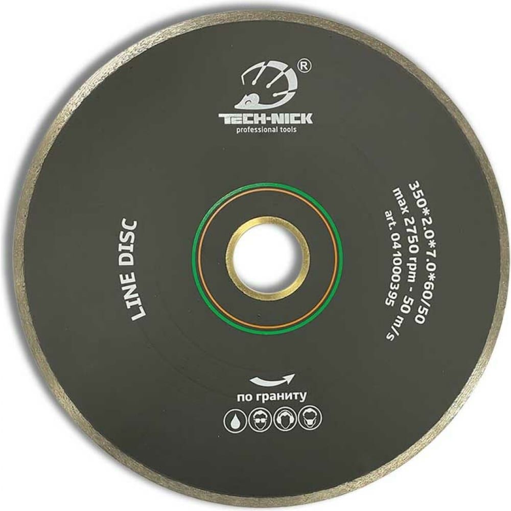 Сплошной алмазный диск по граниту TECH-NICK LINE DISC
