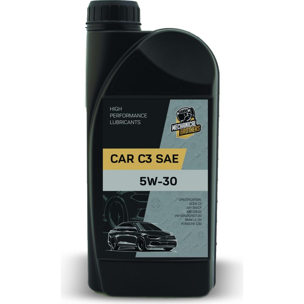 Моторное синтетическое масло MECHANICAL BROTHERS CAR 5W-30, С3