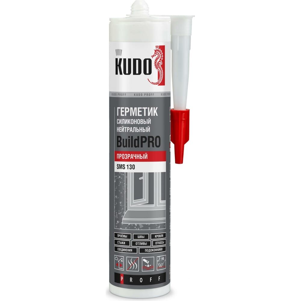 Нейтральный силиконовый герметик KUDO PROFF