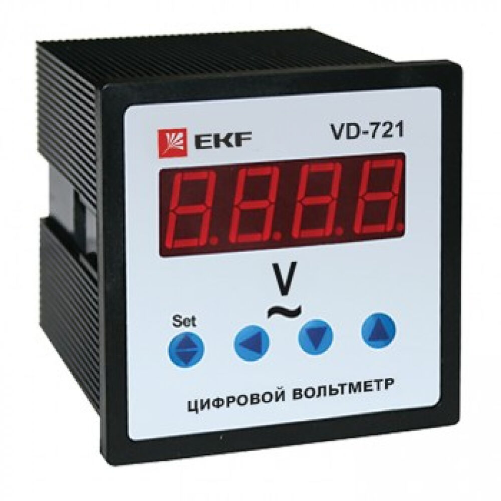 Однофазный цифровой вольтметр EKF VD-721 PROxima
