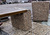 Скамья бетонная ЕВРО 1 без спинки с натуральной морской Московская галькой, размер 2000х450х450х210 мм #2