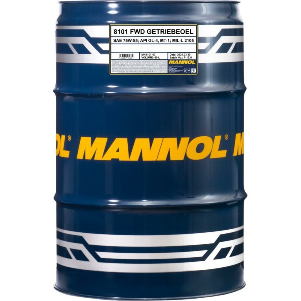 Полусинтетическое трансмиссионное масло MANNOL FWD GETRIEBEOEL 75W85