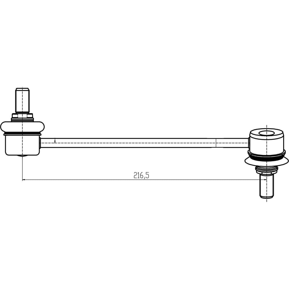 Правая стойка переднего стабилизатора для Kia Soul (09-) TRIALLI SP 0848