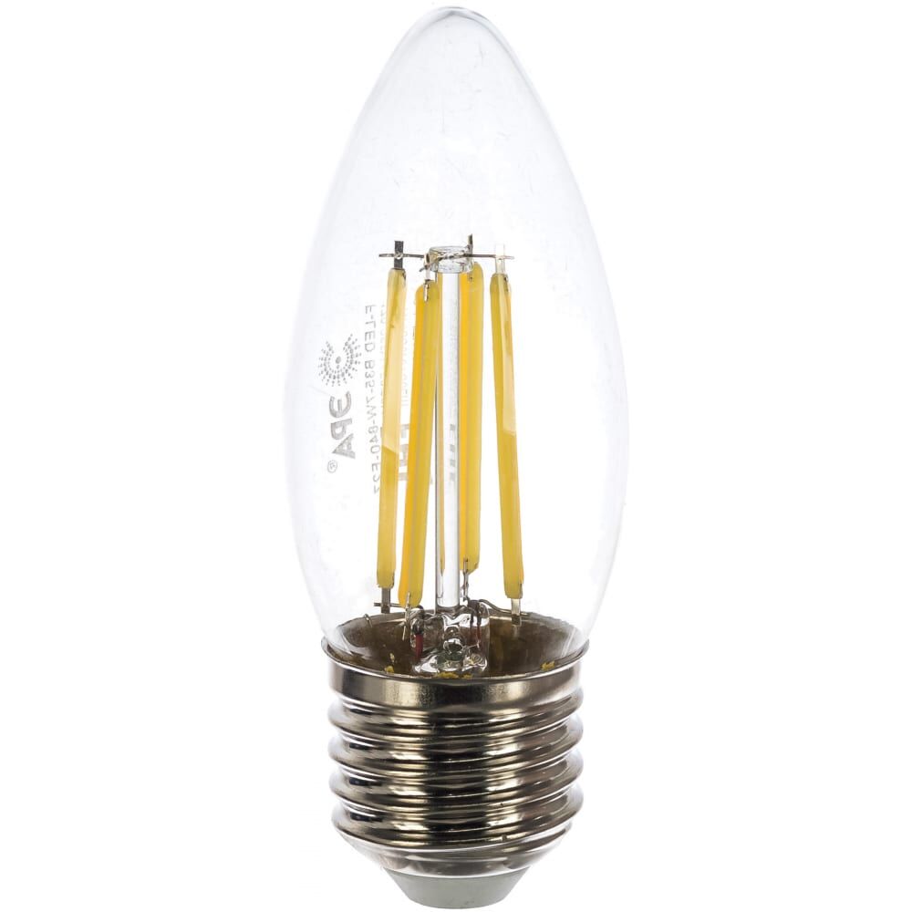 Светодиодная лампа ЭРА F-LED B35-7W-840-E27