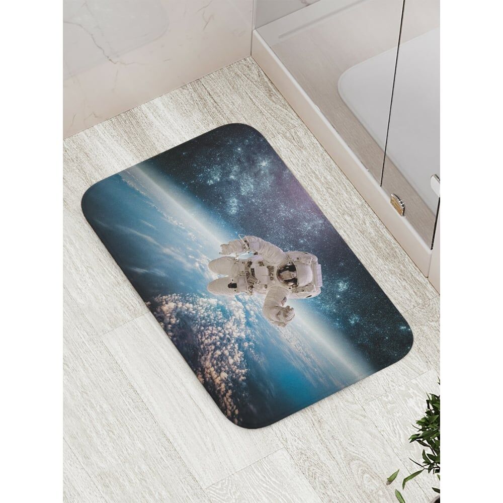 Противоскользящий коврик для ванной, сауны, бассейна JOYARTY Привет из космоса