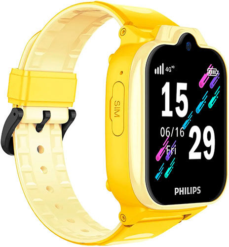 Детские часы Philips W6610, желтый W6610 желтый