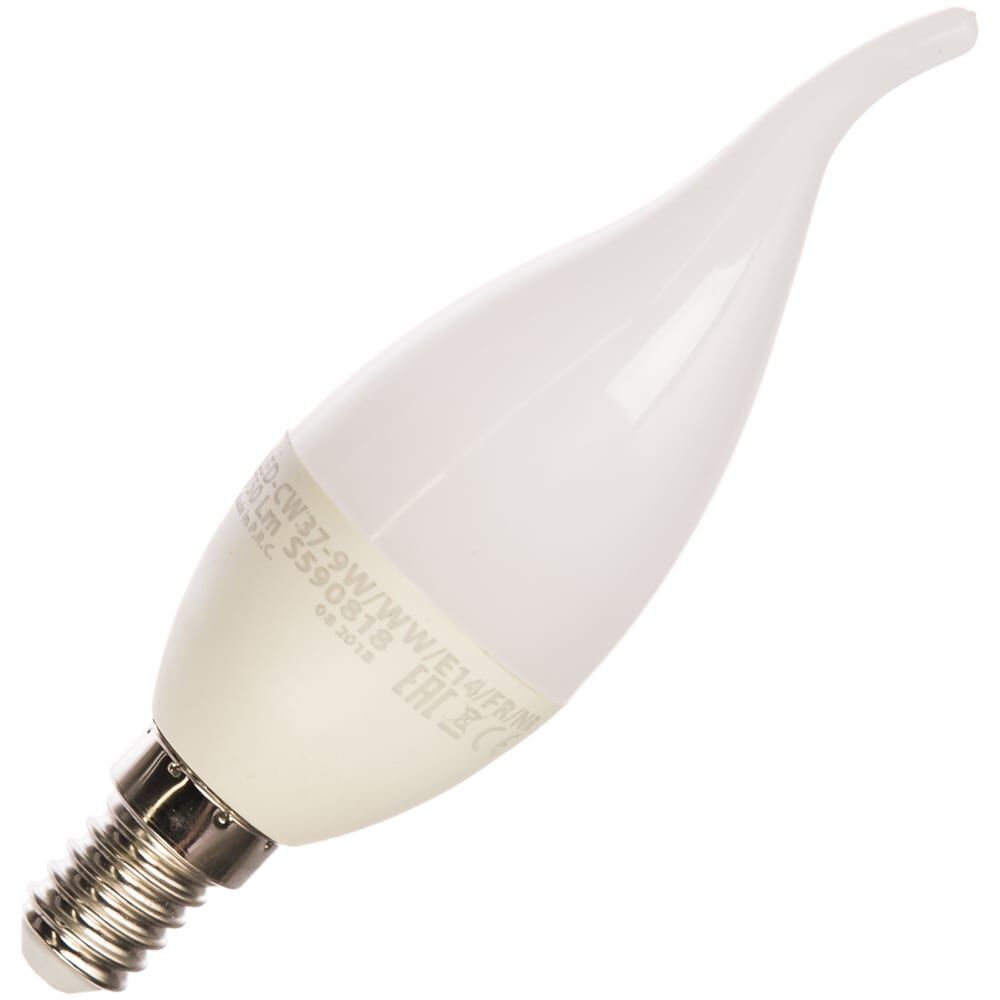 Светодиодная лампа Volpe LED-CW37-9W/WW/E14/FR/NR