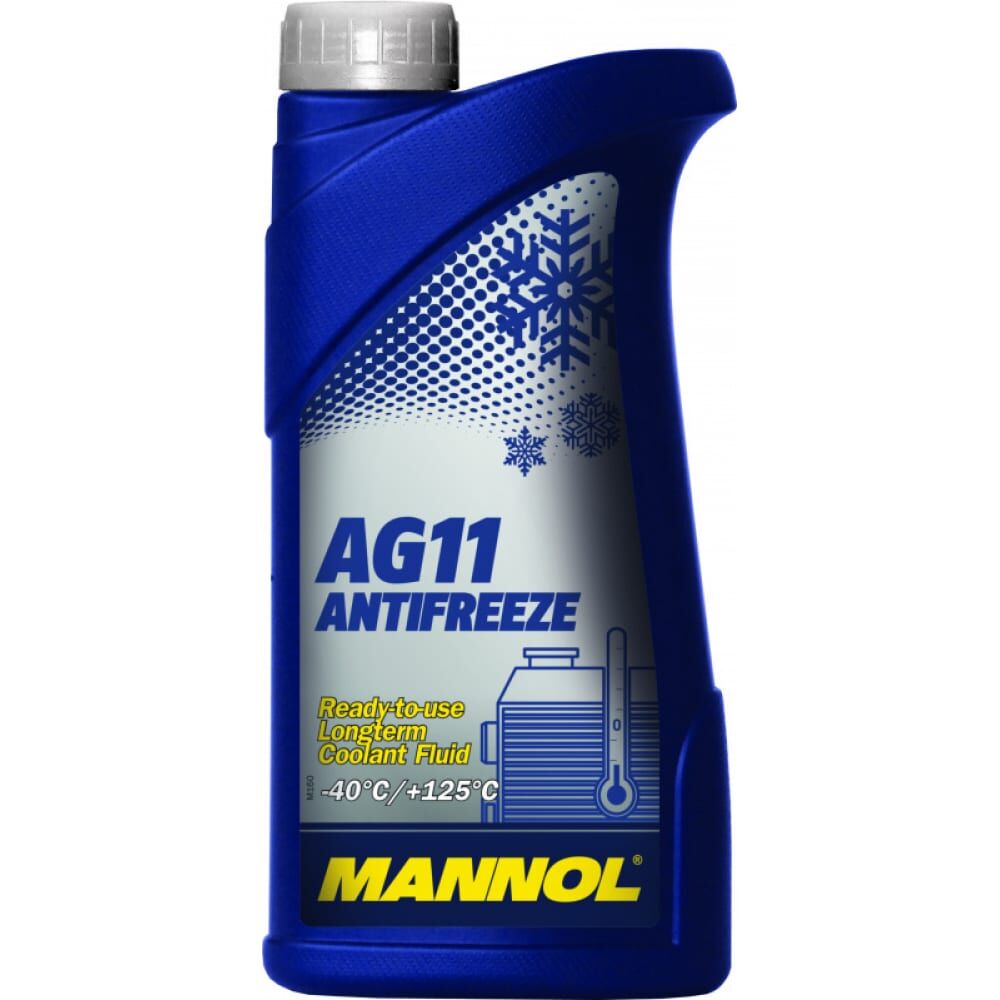 Готовый раствор охлаждающая жидкость MANNOL ANTIFREEZE LONGTERM AG11