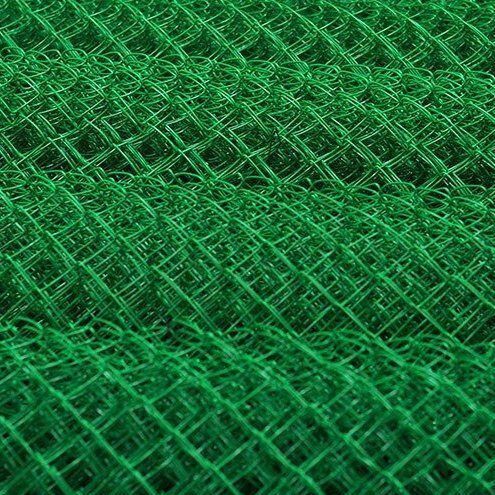 Сетка-рабица 50х50х2,2 (1,5 м х 10 м) ПНД зеленый в рулонах