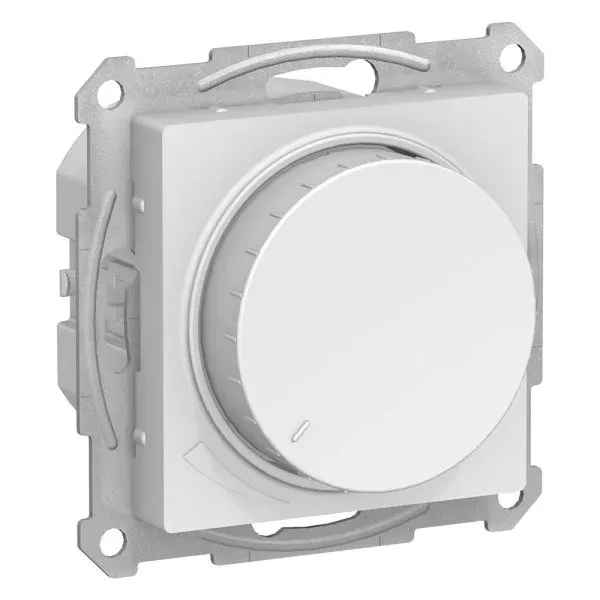 Светорегулятор (диммер) ATLASDESIGN поворотно-нажимной 400Вт Белый Systeme Electric