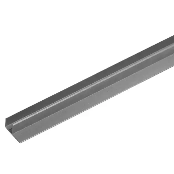 F-профиль для террасной доски ITP 3000x63.5x30 мм ДПК цвет серый Крепеж и аксессуары для террасной доски