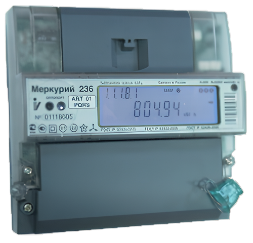 Счетчик электроэнергии Меркурий 236 ART-03 PQRS 10/5А кл 0.5S/1 RS485