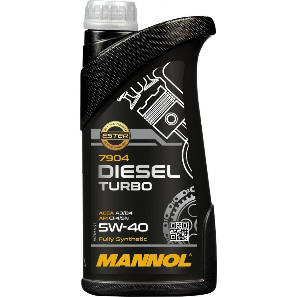 Синтетическое моторное масло MANNOL DIESEL TURBO 5W40