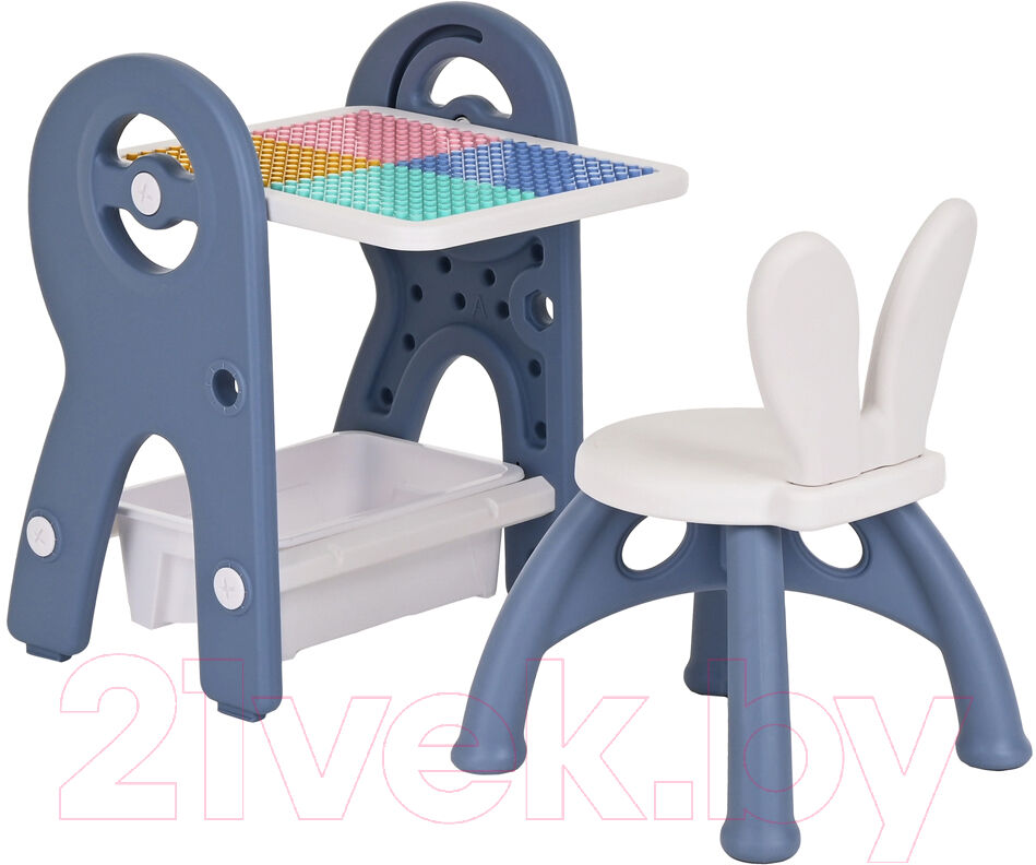 Комплект мебели с детским столом Pituso С конструктором / UN-ZY03 2