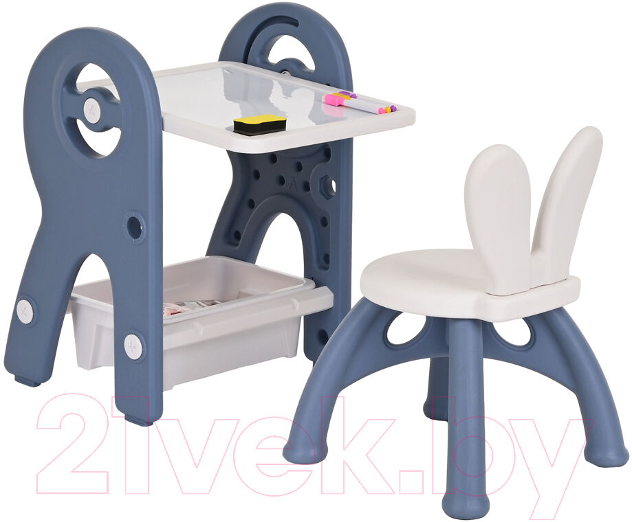Комплект мебели с детским столом Pituso С конструктором / UN-ZY03 4
